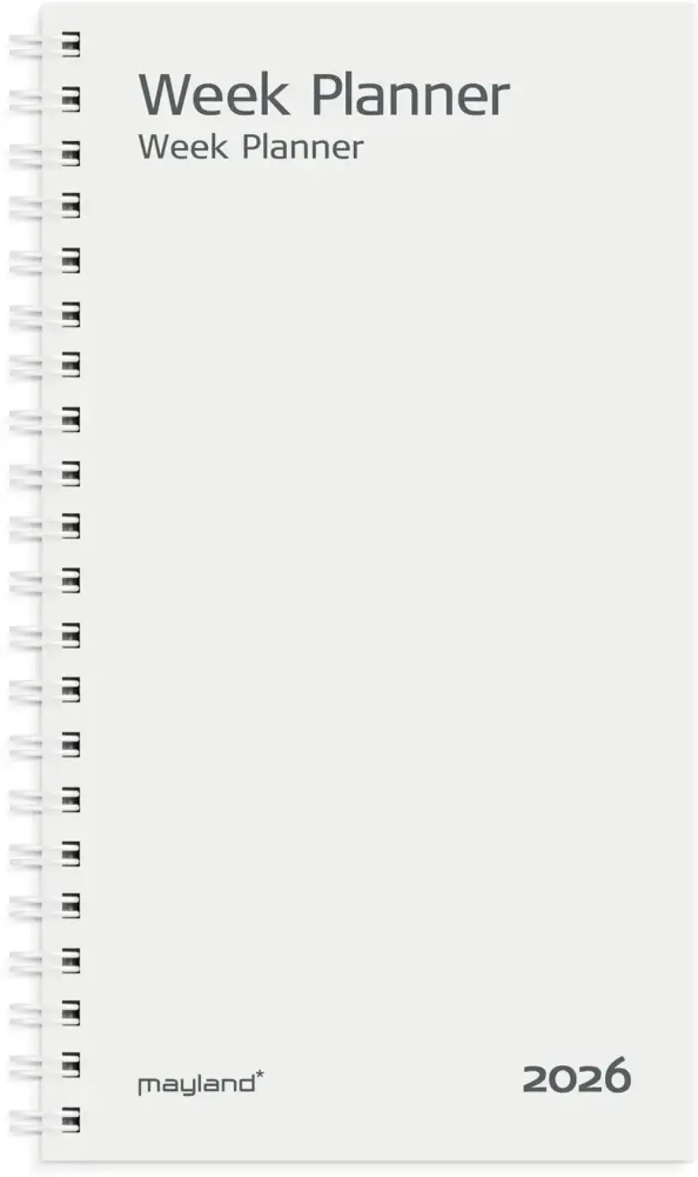 Week planner 2026 uge refill højformat