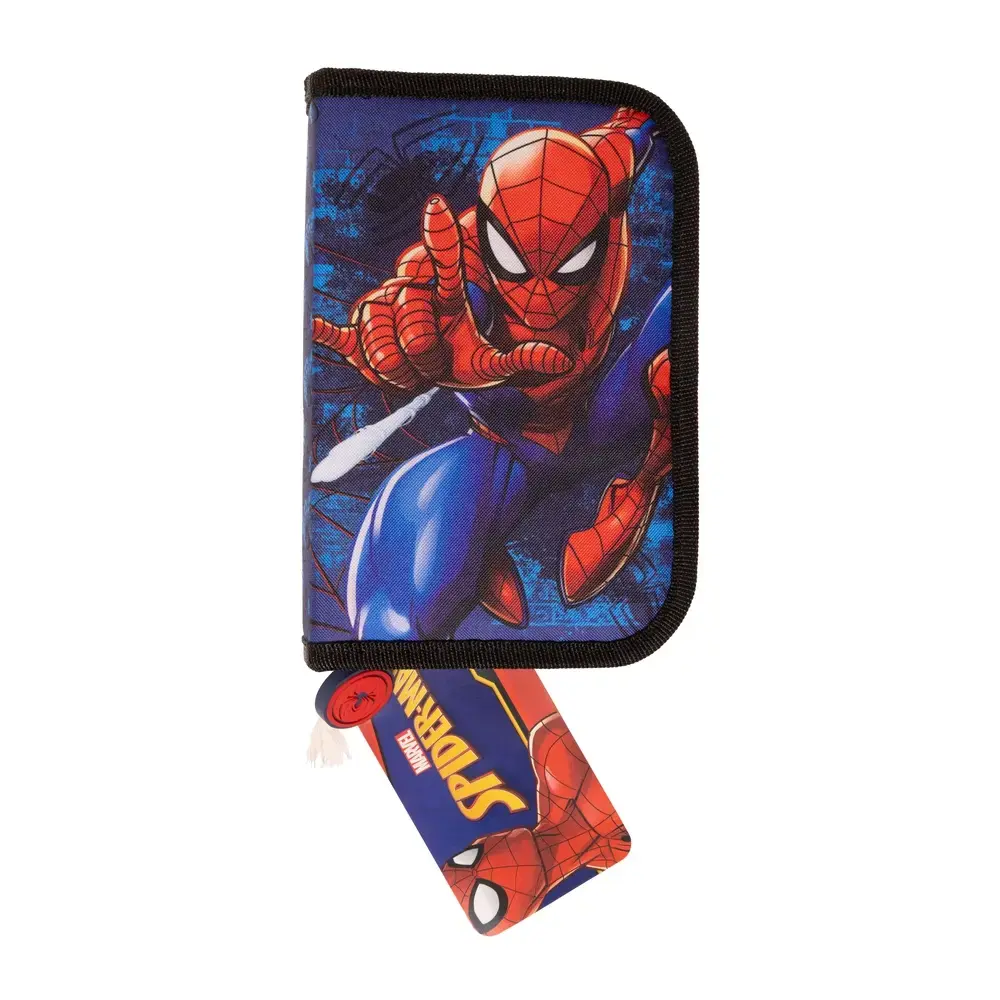 Spiderman penalhus med ét rum, inkl. fyld