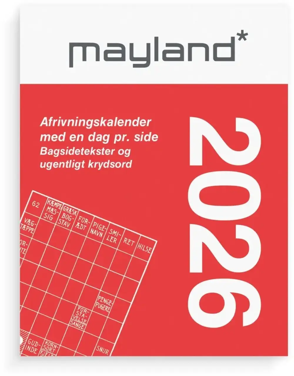 Broderikalender 2026 m/split 