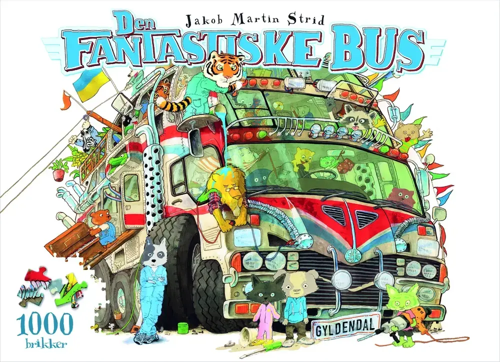 Den fantastiske bus - puslespil 1000 brikker