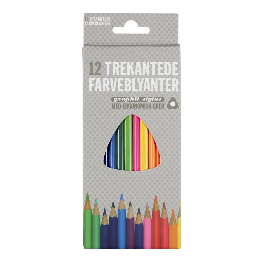 Farveblyanter graphit stylus 24 stk